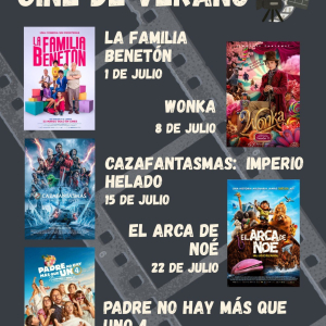 Programación cine de verano